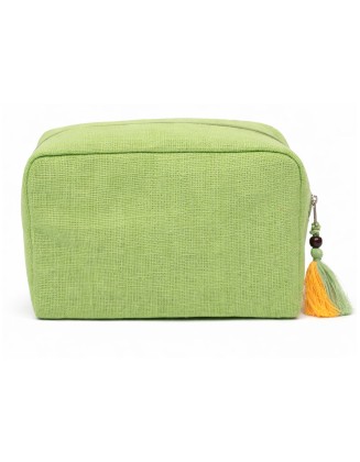 Green Embroidery Clutch Bag 