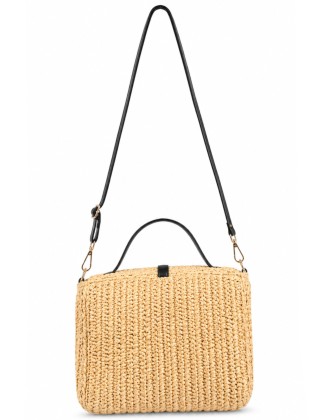 Handwoven Crochet Crossbody Satchel Bag