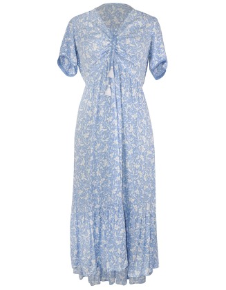 Floral Print Long Dress