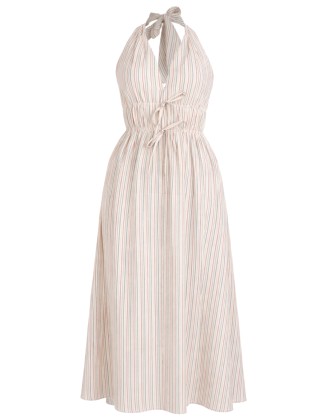 Multi Color Stripe Long Dress