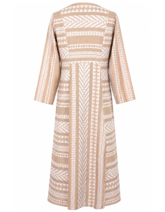Long Dress with Yoke Cut