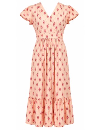 Women's Floral Print Wrap Dress