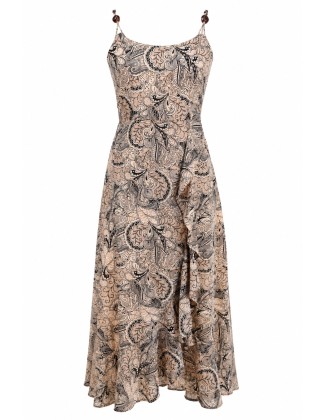 Paisley Print Slip Dress