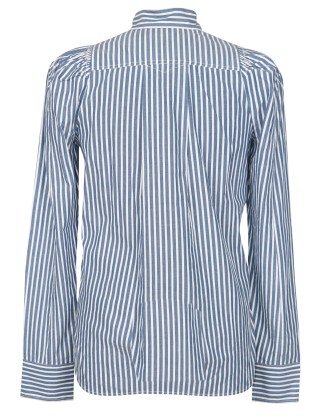 Full Sleeve Blue Striped Top