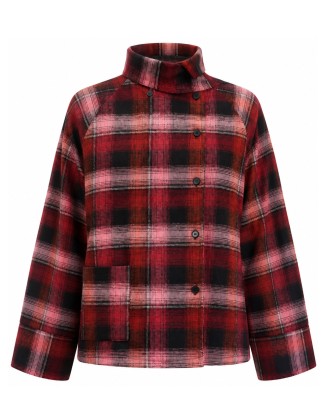 Red Big Check Jacket