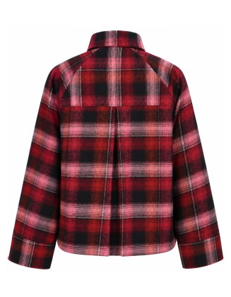 Red Big Check Jacket