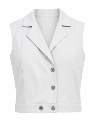 Tailored Button Waistcoat