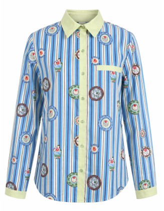 Printed Stripe Shirt