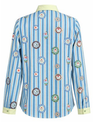 Printed Stripe Shirt