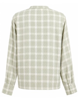Sage Green Checkered Shirt