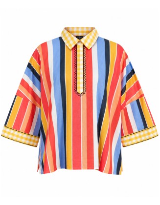 Multicolor Striped Cotton Shirt
