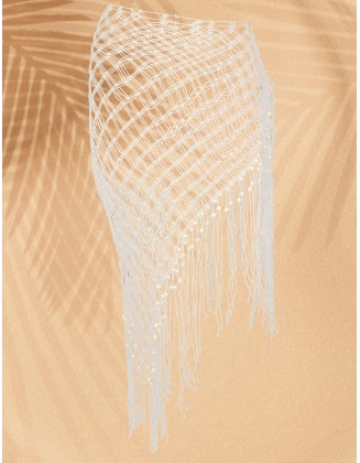 Crochet Skirt with Bead Work