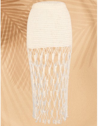 Long Crochet Skirt