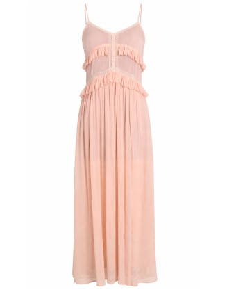 Tiered Ruffle Long Dress