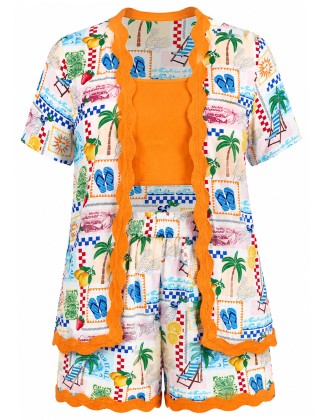 Tropical Vacation Print Co-Ord Set