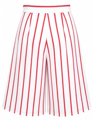 High-Waist Stripe Culottes