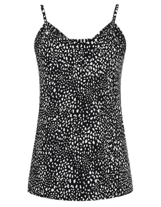 Animal Print Strape Top