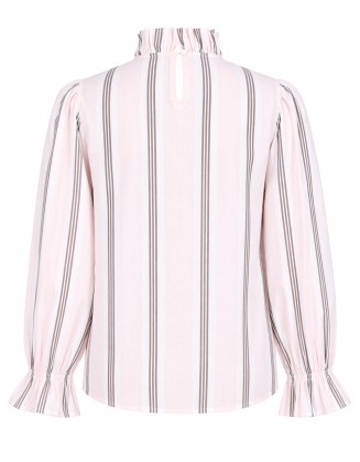 White Stripe Blouse 
