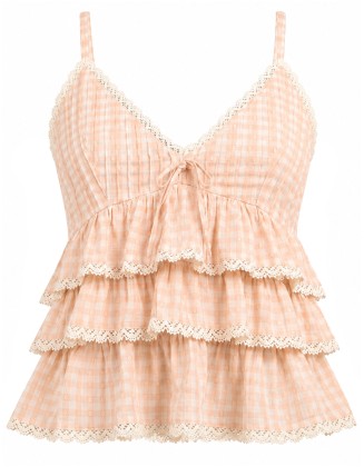 Ruffle Layered Cami Top