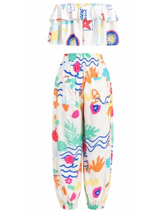 Floral Patchwork Cotton Co-Ord Set