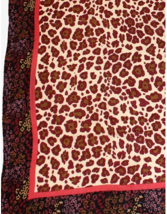 Printed Scarf With Tassal