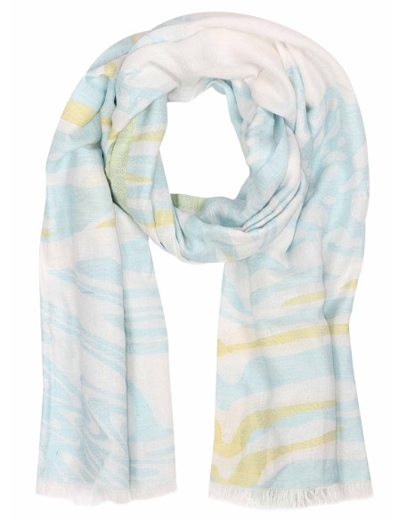 Marble Effect Jacquard Scarf