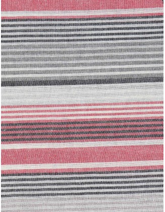 Stripe Recycle Scarf with Fringes