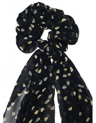 Printed Pony Scarf with Piko