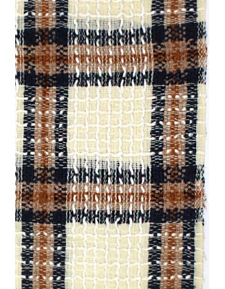 Jacquard Scarf With Fringes